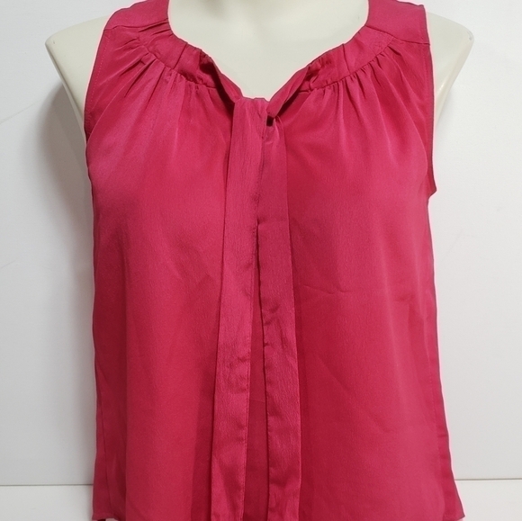 Ann Taylor LOFT Petite Pink Blouse - Picture 1 of 5